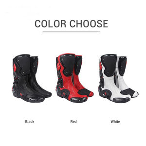 Botas de Motociclismo Deportivas de Cuero Transpirables e Impermeables a Precio Económico, Botas de Motocross para Carreras - Product Image 4
