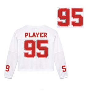 Camiseta de Fútbol Americano de Manga Larga, Transpirable, de Poliéster, Uniforme de Equipo, Fabricante de Etiqueta Privada OEM Personalizada - Product Image 3