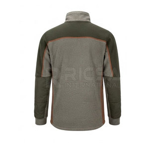Ropa de Entrenamiento para Hombre, Capa Intermedia Polar para Caza, Ligera, Transpirable, Tejido Elástico, para Clima Frío - Product Image 4