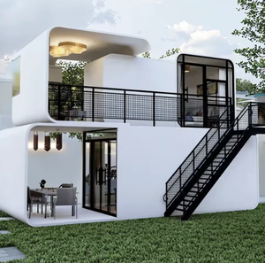 Harga Grosir Kamar Kapsul Baja Mewah Modern untuk Hotel dan Vila, dengan Desain Portabel dan Kecepatan Pemasangan Cepat. - Product Image 4