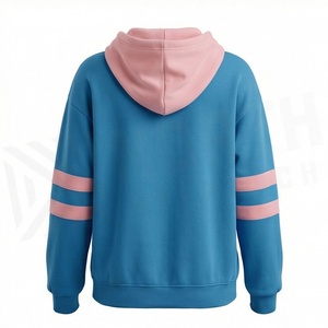 เสื้อฮู้ดสตรีทแวร์สำหรับผู้หญิงใส่หน้าหนาว ผ้าฟลีซเทคโนโลยีรักษ์โลก ออกแบบโลโก้ได้ตามต้องการ สีสันใหม่ที่ดีที่สุด ปรับแต่งได้ - Product Image 2