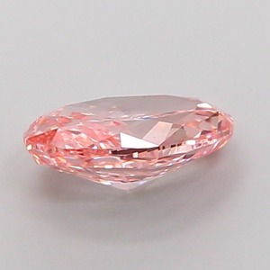 Diamant CVD rose vif fantaisie de 1,54 carat, de forme ovale modifiée, de luxe, cultivé en laboratoire, clarté VS2, polissage excellent, diamant non monté - Product Image 3