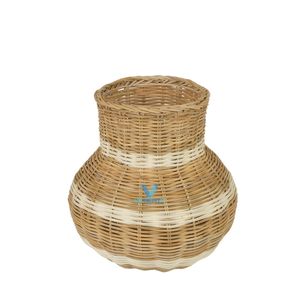 แจกันตกแต่งหวายคุณภาพดี งานแฮนด์เมด ของตกแต่งบ้าน ผู้ผลิต OEM ODM - Product Image 5