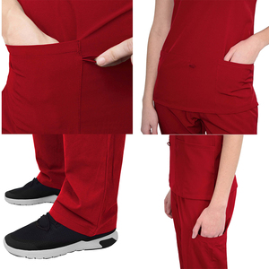 Top Trending Cotton Polyester Scrub Suits <b>Doctors</b> Uniforms Custom Logo Premium Quality Nurse Scrubs <b>Sets</b> - Product Image 6