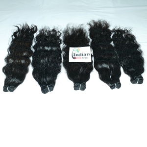 Cheveux humains indiens naturels non traités chimiquement, bouclés et lisses, de 10 à 36 pouces, qualité Remy, double trame, vente en gros - Product Image 6