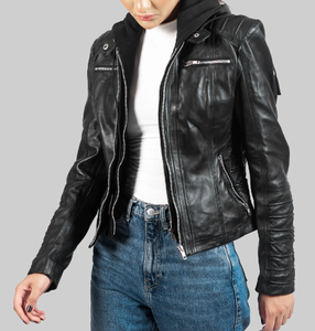 Sudaderas con capucha de cuero para hombre, ropa exterior informal moderna para venta al por mayor, con tacto de cuero suave y ajuste cómodo para el invierno - Product Image 2