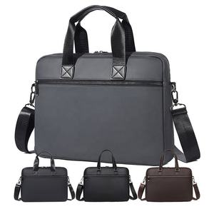 Sac pour ordinateur portable antichoc, grande capacité, sacoche pour ordinateur, sac à bandoulière imperméable, sac messager, étui avec logo personnalisé - Product Image 1