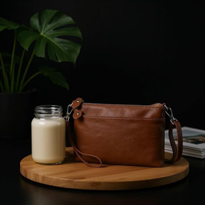 Sac à main en cuir véritable pour femme, petit sac à main avec protection RFID, sac à bandoulière compact pour téléphone et accessoires quotidiens - Product Image 4