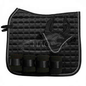 Tapis de selle de dressage de luxe matelassé avec doublure douce et respirante, qualité supérieure - Product Image 4