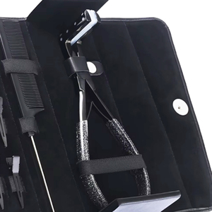 Pince à extensions capillaires IMANS ENTERPRISES en acier inoxydable – Outil professionnel de salon pour pose et retrait – Modèle IE-HX-0139 - Product Image 2