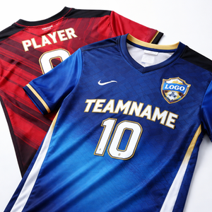 ชุดฟุตบอลสั่งทำพร้อมพิมพ์โลโก้ - เสื้อฟุตบอลโลโก้สั่งทำแบบ OEM จำนวนมาก - Product Image 4