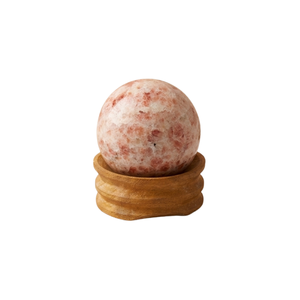 Esfera de Piedra Solar Rosa Natural, Bola de Cristal Tallada y Pulida para Decoración del Hogar Feng Shui, Regalo - Product Image 1