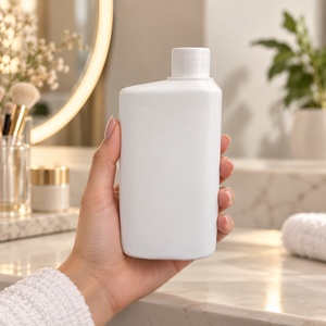 300ml HDPE Cosmetic Bottle with <b>Plain</b> <b>Cap</b> & Inner | Durable Packaging Container for Skincare Personal Care and Household Product - Product Image 3