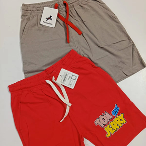 Shorts décontractés pour enfants pour les vacances d'été, cordon de serrage, bébés garçons, coton uni, séchage rapide, antibactérien, 3 ans à 6 ans - Product Image 5