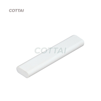 Anneau de guidage en plastique blanc pour rideau romain avec clip pour barre de support