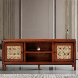 2024ทีวีไม้เลย์ตันชุดเฟอร์นิเจอร์ห้องรับแขกชุดห้องนอนบริการ OEM กล่องบรรจุภัณฑ์ส่งตรงจากเวียดนาม - Product Image 1