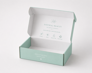 กล่องกระดาษลูกฟูกพิมพ์ลายดอกไม้พร้อมโลโก้ - Product Image 4
