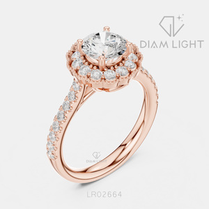 Bague de mariage ronde 1,159 carats, bijoux fins, certifiée IGI, or blanc 14 carats, diamant de laboratoire, bague de fiançailles et d'anniversaire - Product Image 4