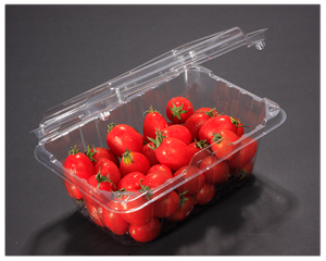 Caja de plástico de calidad alimentaria ecológica de Taiwán, contenedor de fruta reciclable hecho con materiales reciclados - Product Image 3