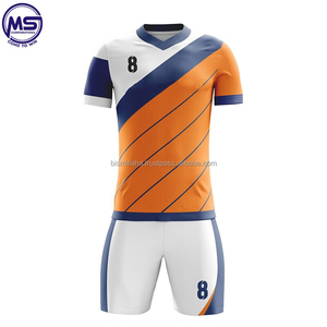 Uniforme de football de haute qualité pour hommes 2021-uniformes de football-designs d'équipe nationale couleur bleu clair ensemble de vêtements d'équipe de football - Product Image 4