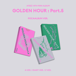 ATEEZ GOLDEN HOUR : Part.5 (version POCAALBUM) A, DIARY, Z ver. album scellé - Product Image 2