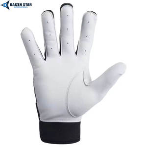 Gants de frappeur de baseball unisexes pour adultes en cuir/cuir synthétique, couleur/taille personnalisable, légers, confortables, fermeture auto-agrippante - Product Image 3