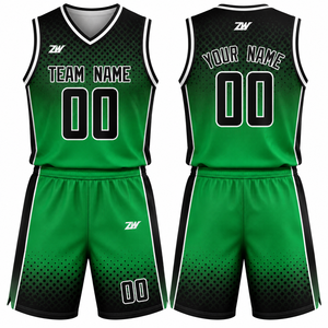 Uniforme de Baloncesto Unisex Reversible de Secado Rápido y Transpirable con Diseño Personalizado, Ecológico, Antibacteriano, Sin Mangas, 100% Baloncesto - Product Image 1