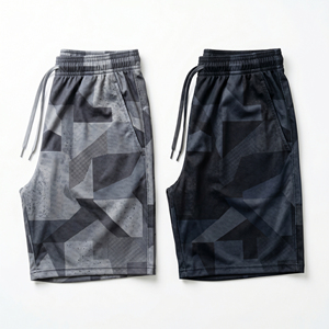 Pantalones Cortos de Malla para Hombre con Logotipo Personalizado al por Mayor, Estampado Sublimado de Galaxia Espacial, Estilo Urbano, Transpirables, de Alto Gramaje, para Hip Hop y Gimnasio - Product Image 4