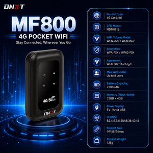 Routeur WiFi portable DNXT 2,4 GHz avec <span class=keywords><strong>LED</strong></span>, 4G LTE, 2100 mAh, petit appareil WiFi Cat4, <span class=keywords><strong>modem</strong></span> WiFi de poche 4G avec <span class=keywords><strong>LED</strong></span>, pour utilisation en voiture - Product Image 2
