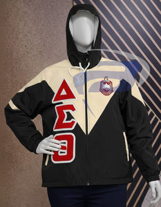 Chaqueta Cortavientos de Nailon con Cremallera Delta Sigma Theta DST Sorority, Chaqueta de Sororidad Griega - Product Image 1