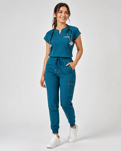 WABSON SPORTS Unisex Cotton Jersey <b>Scrubs</b> <b>Sets</b> for Hospital Use with Needle Detection and Seamless Fusing - Product Image 2