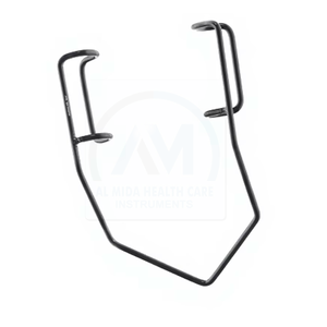 Spéculum ophtalmique professionnel AL MIDA certifié CE Classe II en acier inoxydable, à prise facile pour la chirurgie oculaire - Product Image 2