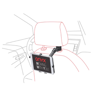 <b>Car</b> Headrest <b>Tablet</b> <b>Holder</b> Carbon Fiber Adjustable 360 <b>Tablet</b> iPad Phone Camera CCTV Backseat Mount - Product Image 4