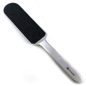 Lima de pie KOUNAIN de acero inoxidable de doble cara, juego de cuidado de manicura y pedicura, almohadillas reemplazables para la eliminación efectiva de callos y piel muerta - Product Image 2