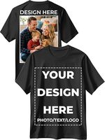 T-shirt pour homme en coton 100% 180 GSM coupe classique