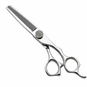 Ciseaux professionnels de coiffure pour démêlage, 6 pouces, en acier inoxydable, pour droitiers, ciseaux texturants pour barbier, salon de coiffure - Product Image 2