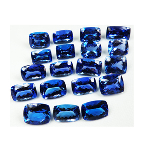 Venta al por Mayor de Tanzanita, Calidad 3A, Juego de Gemas Sueltas Facetadas en Forma de Cojín, Tamaño de 3 a 6 Quilates, 19 Piezas en Total, 79.87 Quilates, Gemas PDM - Product Image 1