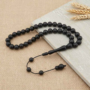 Perles de prière artisanales uniques en corne de buffle naturelle pour la méditation, la pratique spirituelle et la dévotion religieuse - Product Image 1