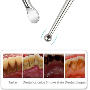 210 pièces Outils de soin buccal en acier pour l'élimination des calculs amygdaliens et du cérumen, pour la santé bucco-dentaire - Product Image 3