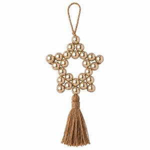 New Arrival Rattan Round Hanging Ornament Tassel Vintage Eco-Friendly Handmade Decor for <b>Christmas</b> <b>Tree</b> RISING INTERNATIONAL - Product Image 4