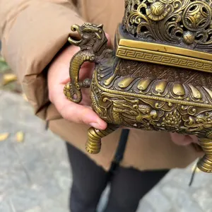 เตาเผาเครื่องหอมอโรม่าบาคูร์ สำหรับไม้กฤษณา ดีไซน์หรูหรา พรีเมียม - Product Image 6