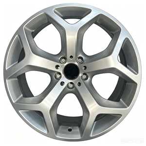 Jantes en alliage d'aluminium Jihoo, 20 pouces, cinq branches, argentées, pour voitures particulières, 5x120, échelonnées, remplacement pour modèles BMW – Nouvelle promotion - Product Image 1