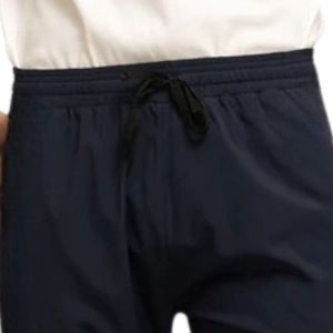 Slack Pant Navy Blue Men's Casual Jogger Pants Elastic Waist <b>Drawstring</b> <b>Trousers</b> Comfortable Sportswear Activewear Pants - Product Image 2