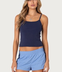 Top Corto de Gamuza para Mujer, Chaleco sin Mangas, Prenda Casual de Moda, Suave al Tacto, Venta al Por Mayor, Suministro OEM, Directo de Fábrica - Product Image 1