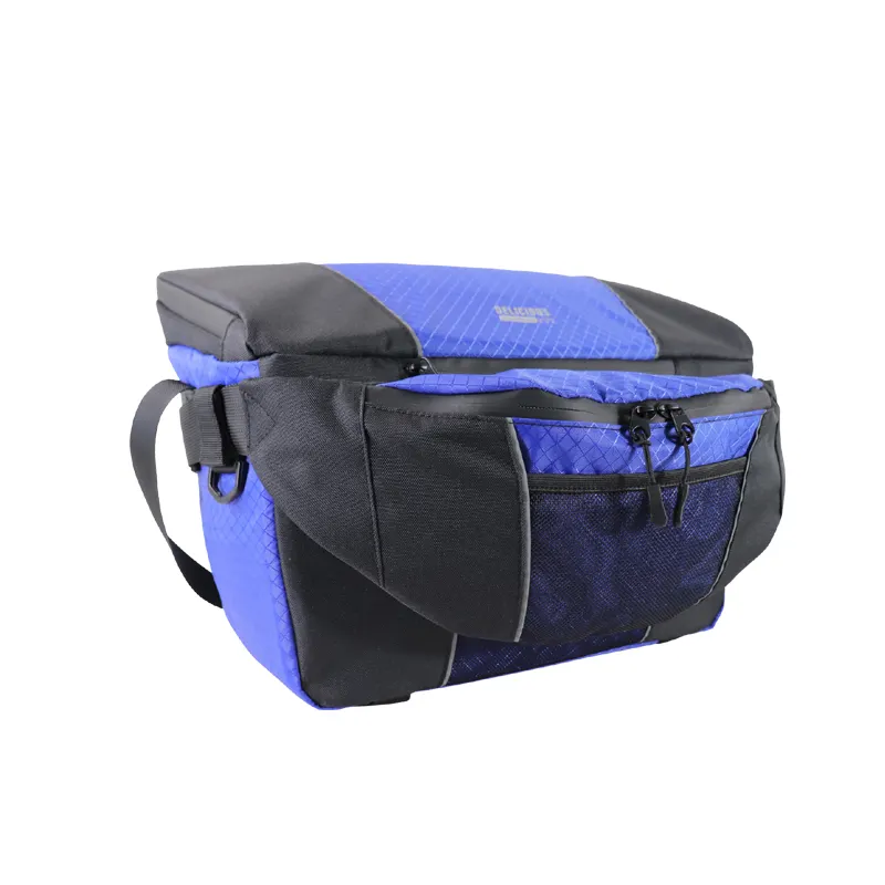 Equipo de equitación, bolsa para estante trasero de bicicleta de montaña, bolsa impermeable para asiento trasero, bolsa de transporte para alforja de bicicleta con riñonera para ciclismo