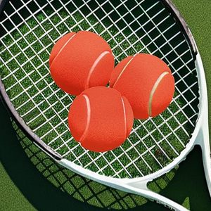 Balle de tennis souple pressurisée OEM de couleur orange pour le padel, approuvée par l'ITF, de haute qualité, en laine, avec tube et logo personnalisé - Product Image 2