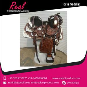 Belle selle anglaise faite à la main pour les courses de chevaux en cuir de haute qualité dans un design exceptionnel fournissant aux clients universels - Product Image 2