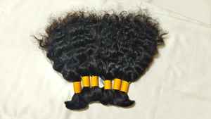 Extensiones de Cabello Humano Remy Virgen de Templo Indio de Primera Calidad, con Cutícula Alineada, Rizado Natural, Ondulado Profundo Jerry - Product Image 5