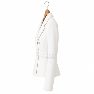 Blazer respirant brodé à double boutonnage et col en V Cosh International – Veste de costume professionnelle pour sororités et fraternités - Product Image 4