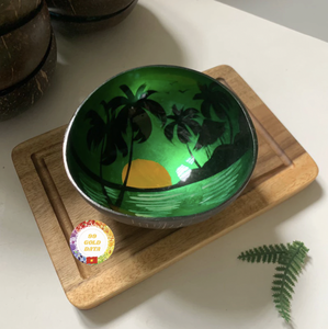 Tazón Rústico de Cáscara de Coco Hecho a Mano en Vietnam, Artesanía Natural Pulida para Servir Bocadillos, Ensaladas, Frutas, Arroz y Decoración del Hogar - Product Image 3